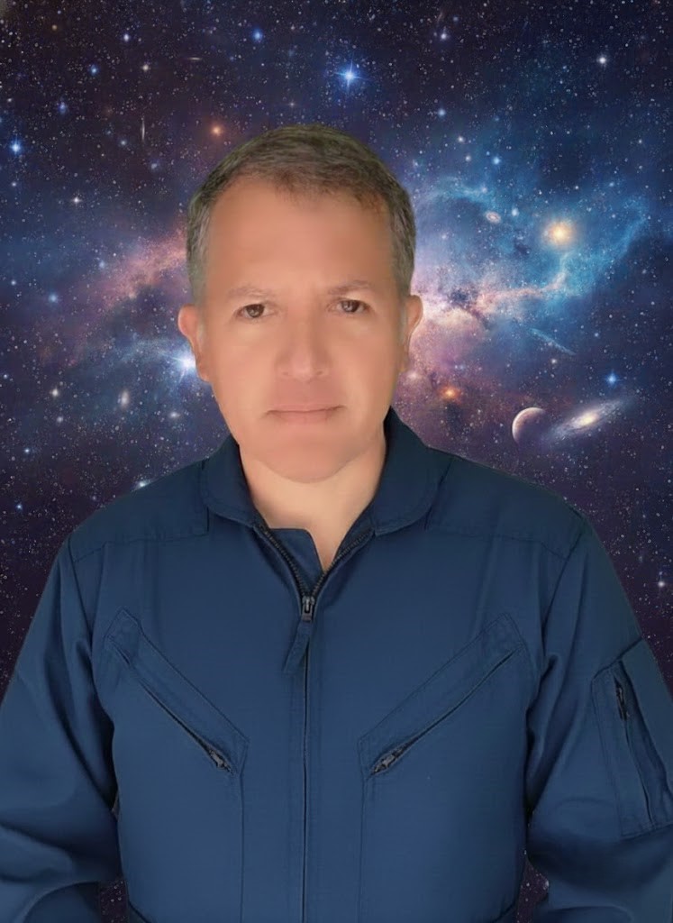 Robert Silva in Space Suit